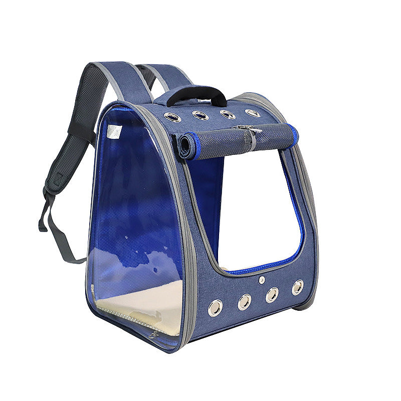 Transparent PVC Pet Backpack | Space Capsule Bubble Carrier