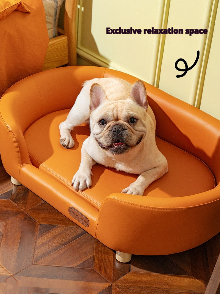 Washable Dog Sofa Bed Removable Pet House Comfortable Indoor Pet Sofa Bed