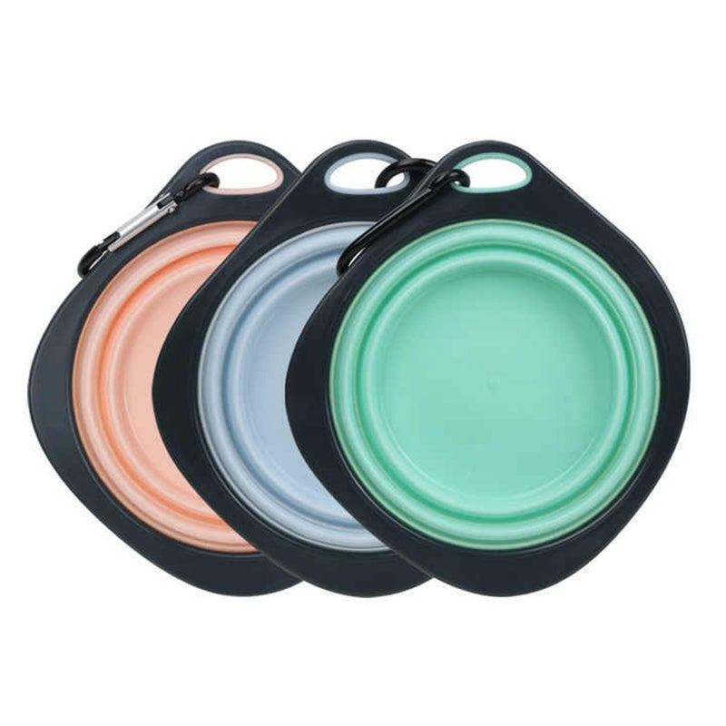 Collapsible Dog Bowl | Portable Foldable Travel Pet Food & Water Bowl for Dogs & Cats