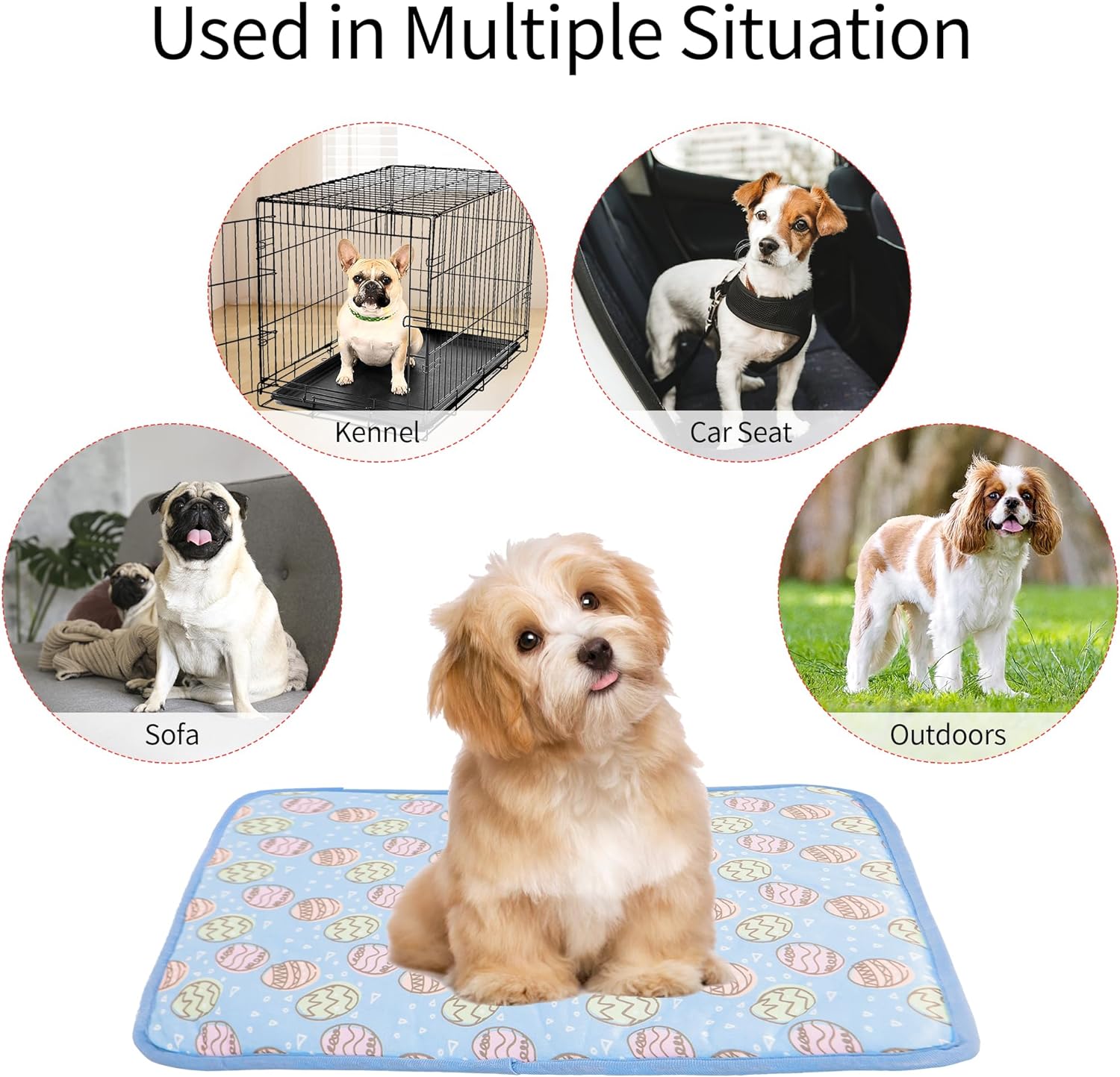Cooling Mat for Cats and Dogs | Summer Cooling Pet Bed