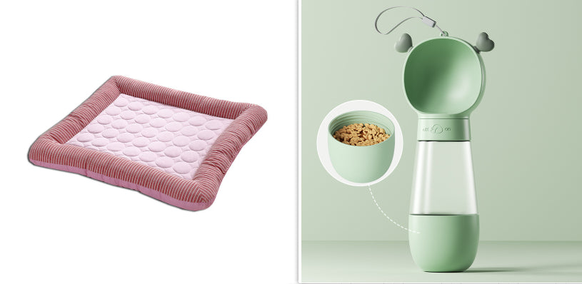 Pet Cooling Pad Bed for Dogs & Cats | Ice Silk Summer Cooling Mat